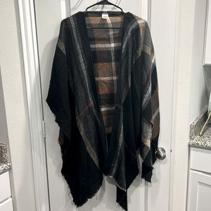 Plaid Shawl one size